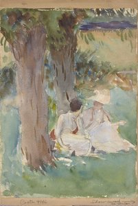 Pod vrbami od John Singer Sargent