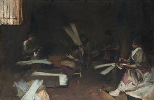 Dělníci z benátského skla, 188082. od John Singer Sargent