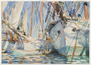 Bílé lodě, kolem roku 1908 od John Singer Sargent