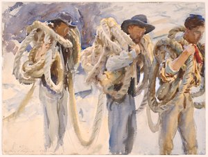 Dělníci v Carraře od John Singer Sargent