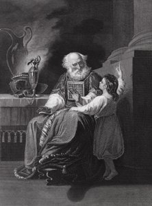 Samuel před Élim (rytina)