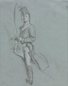 Husarský důstojník na koni, 1812. od John Singleton Copley