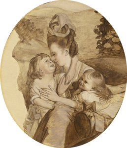 Skica pro rodinu Copley od John Singleton Copley
