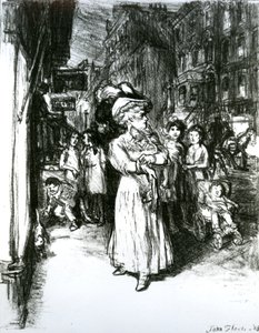 Sixth Avenue a 30th Street od John French Sloan