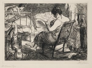 Ženská stránka od John French Sloan
