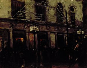 Walnut Street Theatre, Philadelphia od John French Sloan