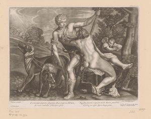 Venuše a Adonis od John Smith