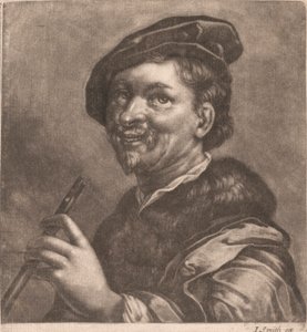 Muž hrající na flétnu od John Smith