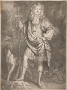 Lord Burleigh [jako mladík, stojící, zbraň v ruce a španěl po boku] od John Smith