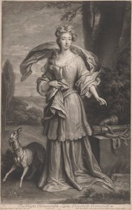 Správná ctihodná lady Elizabeth Cromwellová (1674-1704) od John Smith