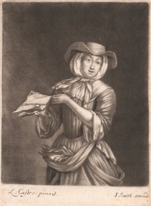 Žena prodávající hudbu od John Smith