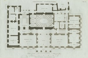 Chillington Hall: rytina od John Soane