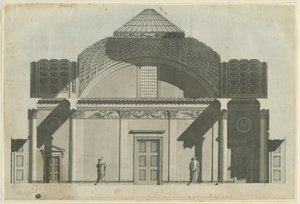 Chillington Hall: sépiová kresba, nd [1789] (kresba)