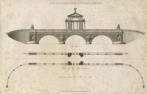Chillington Park – Proposed Bridge: sépiová kresba, nd [1789]