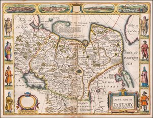 Mapa Tartárie z roku 1626, John Speed