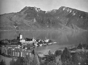 Spiez, na jezeře Thun, 1910