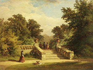 Vstup do Haddon Hall od John Syer