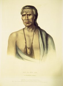 Portrét Lap-pa-win-soe, 1837 (ručně kolorované lito)
