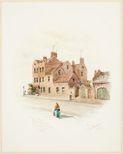 Cross House, Fenkle Street, Newcastle upon Tyne (bodycolor)