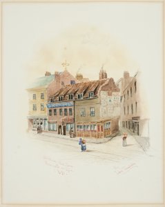 Old House, Pink Lane, Newcastle upon Tyne (bodycolour)