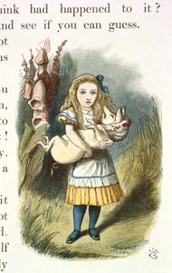 Alice a prasečí dítě od John Tenniel