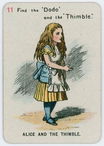 Alice a náprstek od John Tenniel