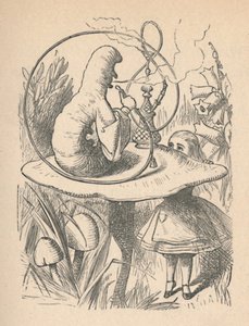Alice a housenka, 1889 od John Tenniel