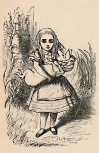 Alice držící prase v náručí, 1889 od John Tenniel