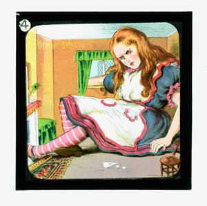 Alenka v říši divů, Barevné lucernové diapozitivy od John Tenniel
