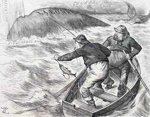 Kreslený film Johna Tenniela, anglického ilustrátora, grafického humoristy a politického kreslíře. 1.1.1891 (rytina) od John Tenniel
