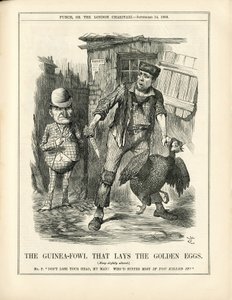 Ilustrace John Tenniel (1820-1914) v Punch od John Tenniel