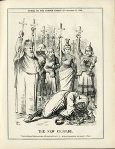 Ilustrace Johna Tenniela (1820-1914) v časopise Punch od John Tenniel