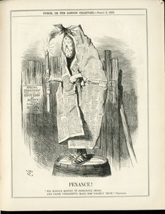Ilustrace John Tenniel (1820-1914) v Punch od John Tenniel