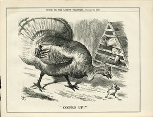 Ilustrace John Tenniel (1820-1914) v Punch od John Tenniel