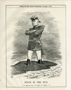 Ilustrace John Tenniel (1820-1914) v Punch od John Tenniel