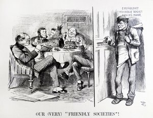 Karikatura Johna Tenniela s názvem „Dotaz generálního tajemníka“ od John Tenniel
