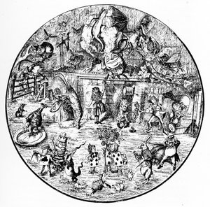 Ilustrace Johna Tenniela z Alenky v říši divů od John Tenniel