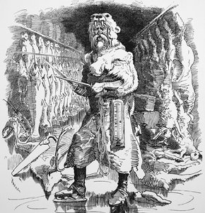 Pohled pana Punche na budoucí význam chlazení od John Tenniel