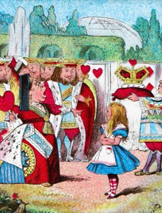 Pryč s její hlavou! Alice a její červená královna, c1910 od John Tenniel