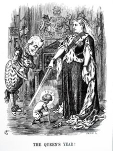 Diamantové jubileum královny Viktorie od John Tenniel