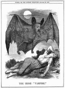 Irský upír, 1885 od John Tenniel