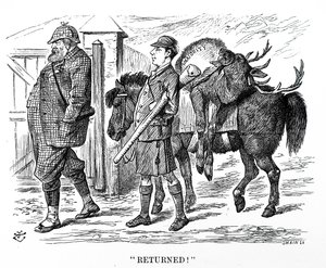 Khaki volby od John Tenniel