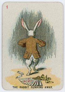 Králík utíká od John Tenniel