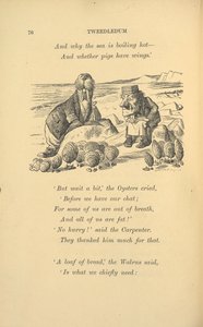 Mrož a tesař s ústřicemi. od John Tenniel