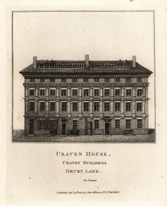 Craven House, Craven Buildings, Drury Lane, Londýn od John Thomas Smith