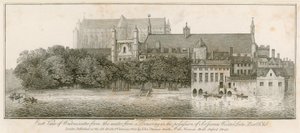 Východní pohled na Westminster z vody od John Thomas Smith