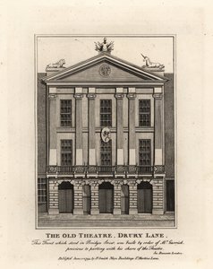 Před Starým divadlem, Drury Lane od John Thomas Smith