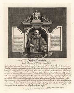 Pomník Johna Speeda v kněžišti St Giles, Cripplegate od John Thomas Smith