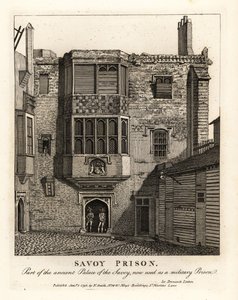 Savoyská věznice, část starobylého paláce Savoy, využívaná jako vojenská věznice v 18.