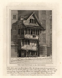 Stará fontána ve farnosti Minories, Londýn od John Thomas Smith
